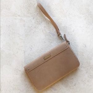 Joe's Jeans Leather Wristlet NWOT